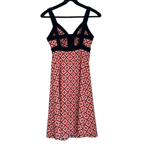 Patagonia Minette Wayward Red White Blue Geometric Tank Pullover Dress Size XS - Picture 2 of 3